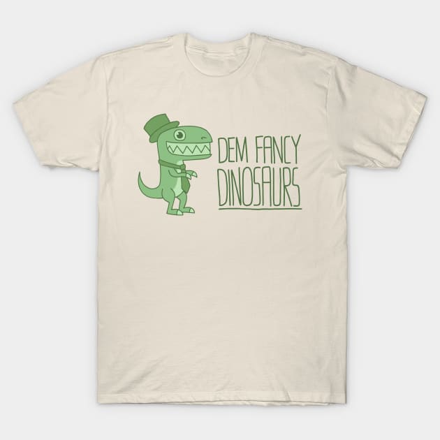 Dem Fancy Logo T-Shirt by Dem Fancy Dinosaurs